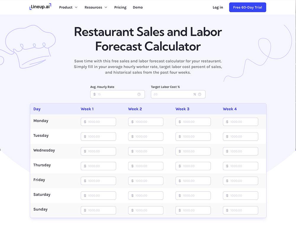 Lineup ROI Calculator Component